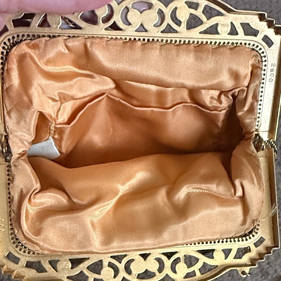 Vintage Mesh Whiting & Davis Gold Chain Evening Bag